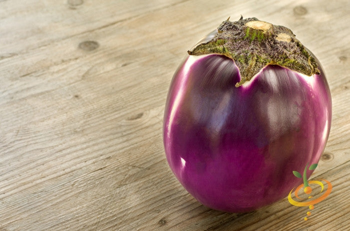 Eggplant - Round Mauve.