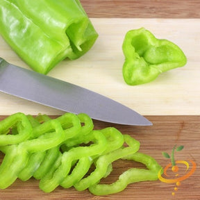 Sweet Cubanelle pepper seeds from SeedsNow, small green seed packets for growing sweet peppers.