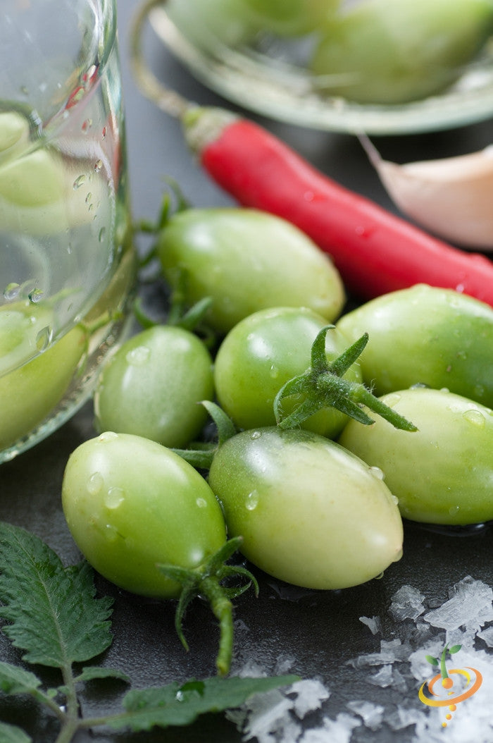Green Grape Tomato Seeds  (100% Heirloom/Non-Hybrid/Non-GMO)